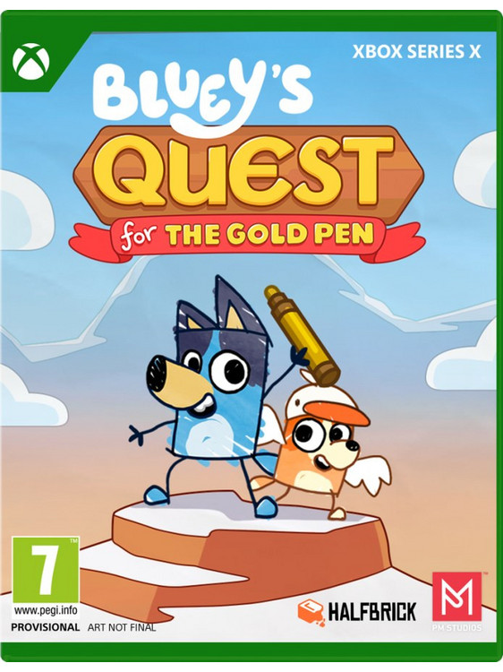 Bluey's Quest For The Gold Pen Xbox Series