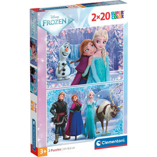 Παιδικό Puzzle Clementoni Super Color Disney Frozen 2x20 Κομμάτια