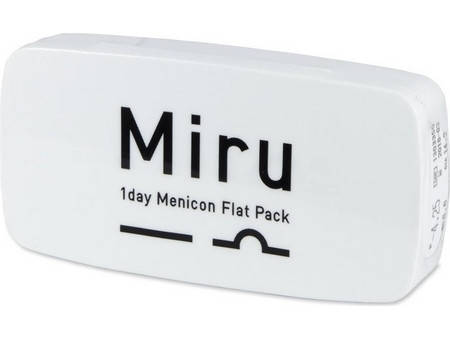 Menicon Miru Ημερήσιοι Φακοί Επαφής Flat Pack 30τμχ
