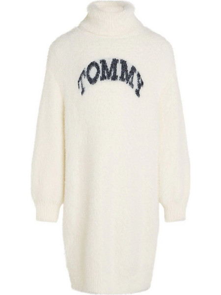 Tommy Hilfiger Παιδικό Φόρεμα Μάλλινο Μπεζ KG0KG08195-Z00