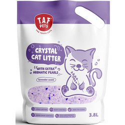 Taf Pets Crystal Lavender Κρυσταλλική Άμμος Γάτας με Άρωμα Λεβάντα 3.8lt