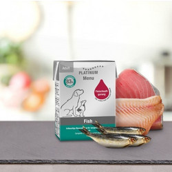 Platinum Natural Pet Food & Care Menu Adult with Fish 185gr
