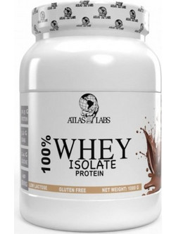 Atlas Labs Whey Isolate Cookies Πρωτεΐνη Ορού Γάλακτος Γράμμωσης Χωρίς Γλουτένη 1kg