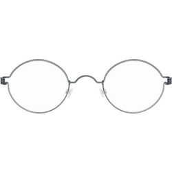 Lindberg RIM CORONA U16 Ανδρικός Σκελετός Γυαλιών Οράσεως Μεταλλικός Ασημί