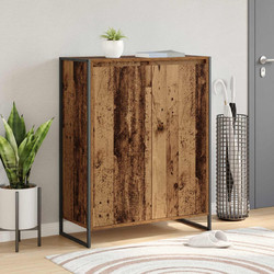 vidaXL Παπουτσοθήκη Ξύλινη Καφέ M79xΠ36xΥ100cm 886466