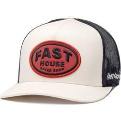 Fasthouse Archie Ανδρικό Καπέλο Jockey με Δίχτυ Snapback Υφασμάτινο Εκρού 600038-10