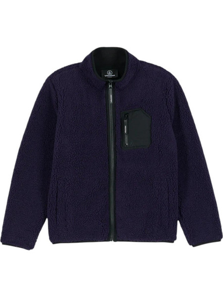 Volcom Παιδική Ζακέτα Fleece με Φερμουάρ Navy Μπλε C4832351-DPL