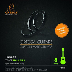 Ortega UNY-8-TE Σετ 8 Χορδές Ukelele Nylon 19-41"