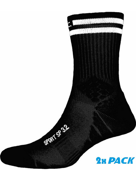 P.A.C SP 3.2 Sport Recycled Ανδρικές Κάλτσες Ψηλές με Σχέδια Μαύρες 01-8060-0304-200