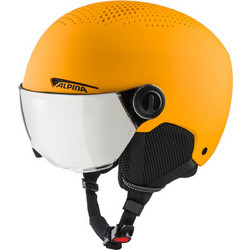 Alpina Zupo Hi-EPS Visor Q-Lite Παιδικό Κράνος Σκι & Snowboard Πορτοκαλί