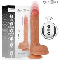 Intense Mr. Intense Baldwin Vibrator Ρεαλιστικός Δονητής για Ζευγάρια με Τηλεχειριστήριο 22cm Flesh