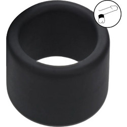 Shots Levelz Silicone Large Ball Strap Ελαστικό Δαχτυλίδι Όρχεων Σιλικόνης Μαύρο