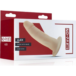 No Parts Alex Ρεαλιστικό Dildo με Βεντούζα 15cm Flesh
