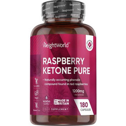 WeightWorld Raspberry Ketone Pure 1200mg 180 Κάψουλες