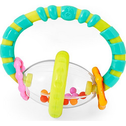 Bright Starts Teether & Rattle Κουδουνίστρα Κρίκος για 3+ Μηνών