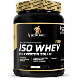 Nutri Pro Sport ISO Whey Chocolate Πρωτεΐνη Ορού Γάλακτος Γράμμωσης 600gr