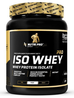 Nutri Pro Sport ISO Whey Chocolate Πρωτεΐνη Ορού Γάλακτος Γράμμωσης 600gr