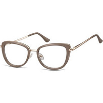 Sunoptic MTR-99C Γυναικείος Σκελετός Γυαλιών Οράσεως Μεταλλικός Χρυσός Καφέ