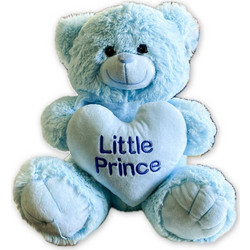 Doly Toys Αρκουδάκι Little Prince Μπλε 35cm 501532-35-B