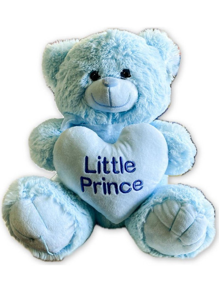 Doly Toys Αρκουδάκι Little Prince Μπλε 35cm 501532-35-B