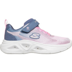 Skechers Παιδικά Sneakers με Φωτάκια Ροζ Λιλά 303729L-GYPK