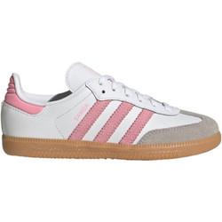 Adidas Samba Og Παιδικά Sneakers Ροζ Λευκά Γκρι JQ2024
