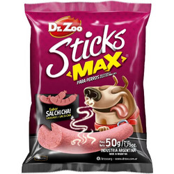 Dr. Zoo Sticks Μax with Sausage 50gr