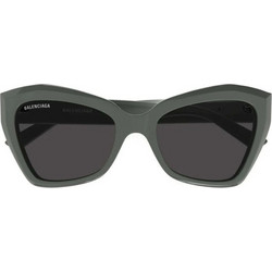 Balenciaga BB0271S 003 Γυναικεία Γυαλιά Ηλίου Πολυγωνικά Κοκάλινα Γκρι με Μαύρο Φακό