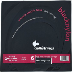 Galli G77-6 Extra Long Σετ 6 Χορδές Ακουστικού Μπάσου Nylon 35-130"