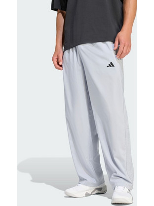 Adidas Power Essentials Ανδρικό Παντελόνι Φόρμας Γκρι KF1061