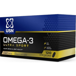 USN Omega 3 Ultra Sport Ιχθυέλαιο 120 Μαλακές Κάψουλες