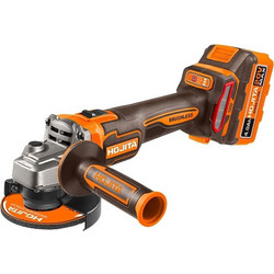 HOJITA 601011.0008 Γωνιακός Τροχός Μπαταρίας 20V 125mm με Ρύθμιση Στροφών 1x4Ah