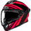 HJC C71 Faber MC1 Black Red Κράνος Μηχανής Full Face