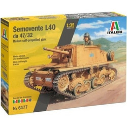 Italeri Semovente L40 da 47/32 Συναρμολογούμενο Πλαστικό Μοντέλο Τανκ 1:35