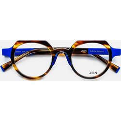 Zen 240911 C01 Γυναικείος Σκελετός Γυαλιών Οράσεως Κοκάλινος Μπλε Ταρταρούγα