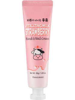Kwailnara Vitalizing Milk Strawberry Ενυδατική Κρέμα Χεριών & Νυχιών 30gr