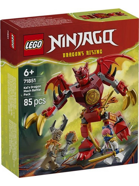 Lego Ninjago Kai's Dragon Mech Battle Pack για 6+ Ετών 71851