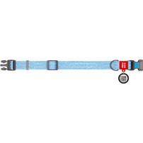 Waudog Reflective Κολάρο Σκύλου Γαλάζιο 1.5x25-35cm