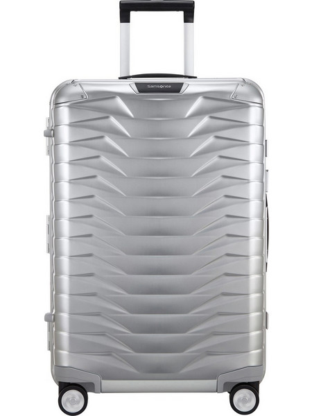 Samsonite Proxis 150052-1004 Βαλίτσα Μεσαία 69x47x28cm με 4 Ρόδες Ασημί