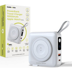 Mobile Origin PBT-03L-WHT Wireless Magsafe Power Bank 10000mAh 22.5W με Θύρα USB-A & Θύρα USB-C Power Delivery White