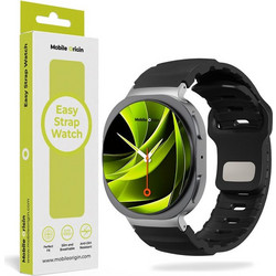Mobile Origin Easy Strap Λουράκι Σιλικόνης Black (Samsung Galaxy Watch 8 / 8 Classic)