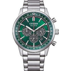 Citizen Eco-Drive Ανδρικό Ρολόι Χρονογράφος Solar με Ασημί Μεταλλικό Μπρασελέ CA4720-52X