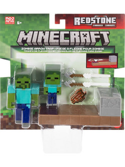 Mattel Minecraft Redstone Charged Zombie Arrow Trap