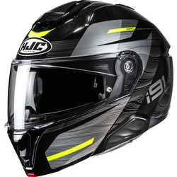HJC i91 Dusk MC3H Black Grey Yellow Κράνος Μηχανής Flip-Up 1700gr