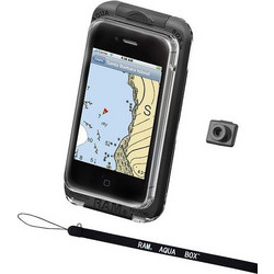 Ram Αδιάβροχη Θήκη για Βάση Κινητού / GPS Μηχανής 116.3x62.5x11.9mm