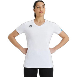 Arena Team Panel Γυναικείο Αθλητικό T-Shirt Λευκό 004892-100