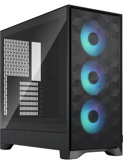 Fractal Design Pop 2 Air Black Gaming Midi Tower Κουτί Υπολογιστή RGB με Πλαϊνό Παράθυρο