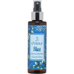 D'alour Blue Hair & Body Mist 150ml