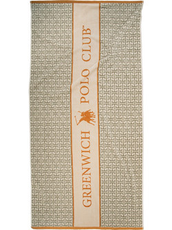 Greenwich Polo Club 5228 Πετσέτα Θαλάσσης Microfiber Μπεζ 90x180cm