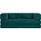Nextdeco Compressed Τριθέσιος Καναπές Κρεβάτι Πράσινος 200x100x75cm 36300-05